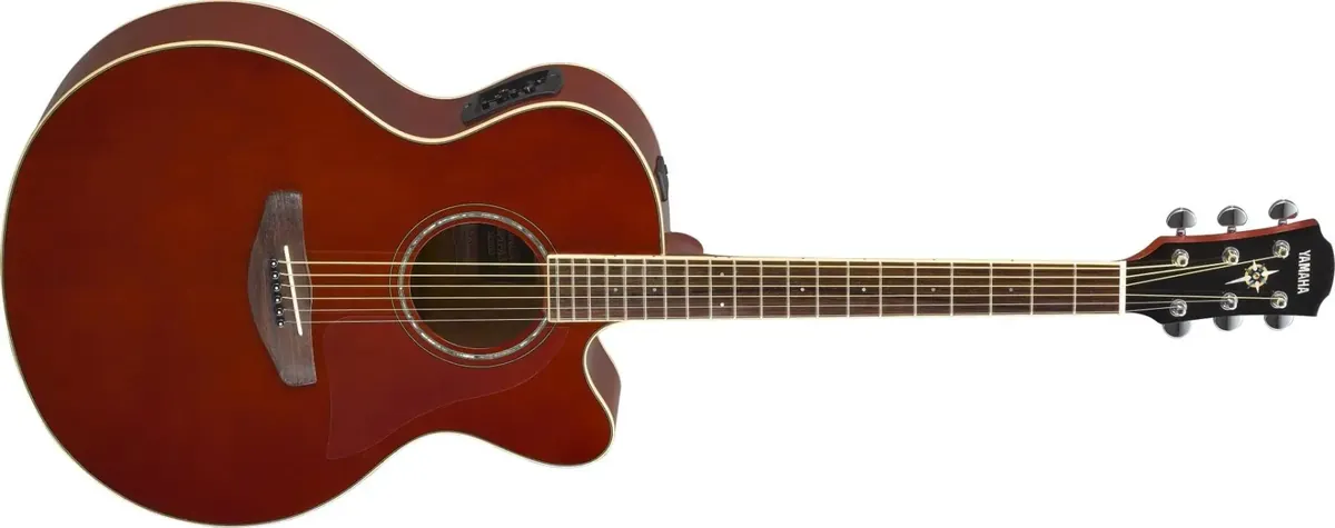Yamaha CPX600 Acoustic-Electric Guitar, Root Beer