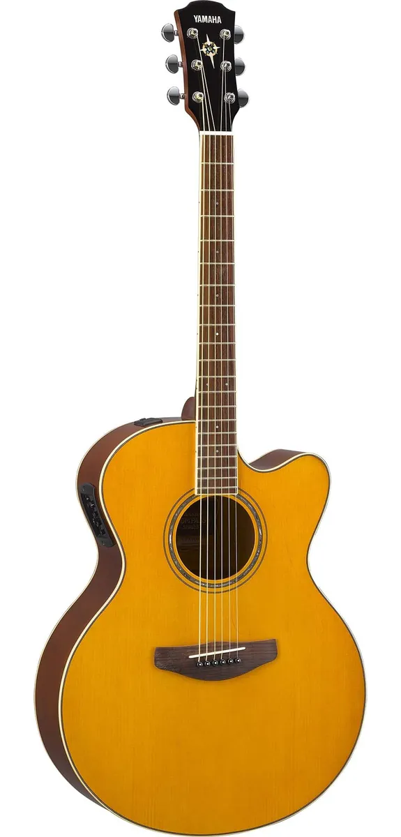 Yamaha CPX600 Acoustic-Electric Guitar, Vintage Tint