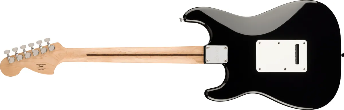 Squier Affinity Series Stratocaster Mustang Micro Pack, Indian Laurel, Black – photo 3