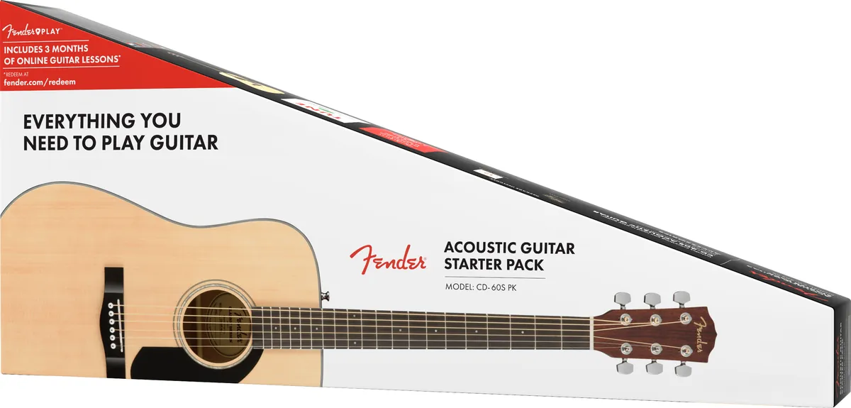 Fender CD-60S Dreadnought Pack V2, Natural – photo 2
