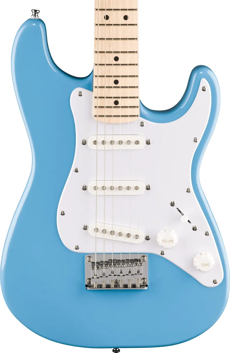 Squier Mini Stratocaster, Maple Fingerboard, California Blue – photo 3