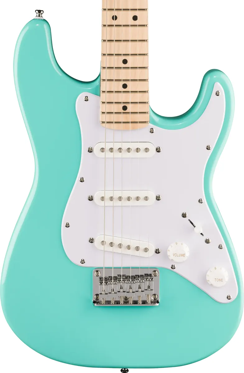Squier Mini Stratocaster, Maple Fingerboard, Sea Foam Green – photo 3