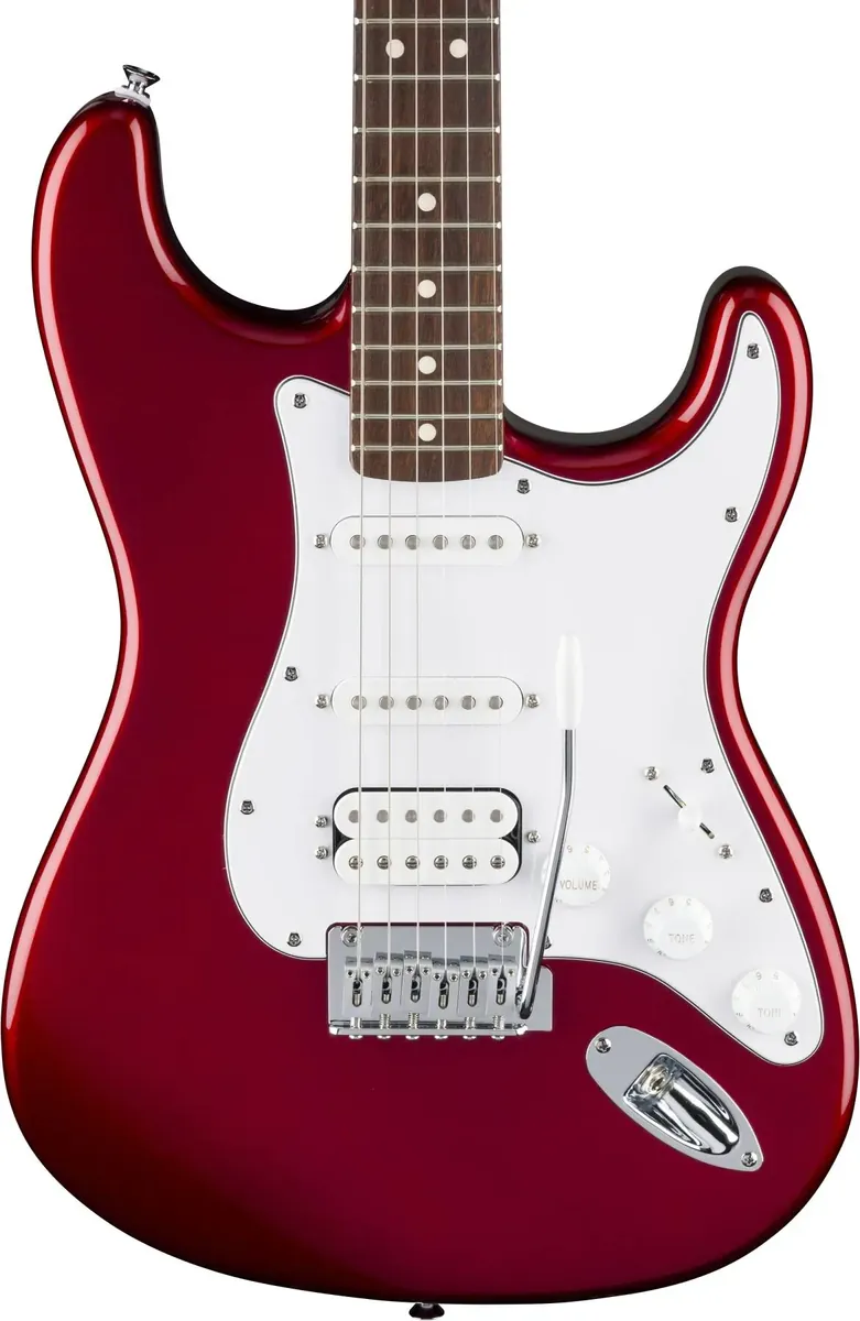 Fender Standard Stratocaster HSS, Laurel Fingerboard, White Pickguard, Candy Cola – photo 3