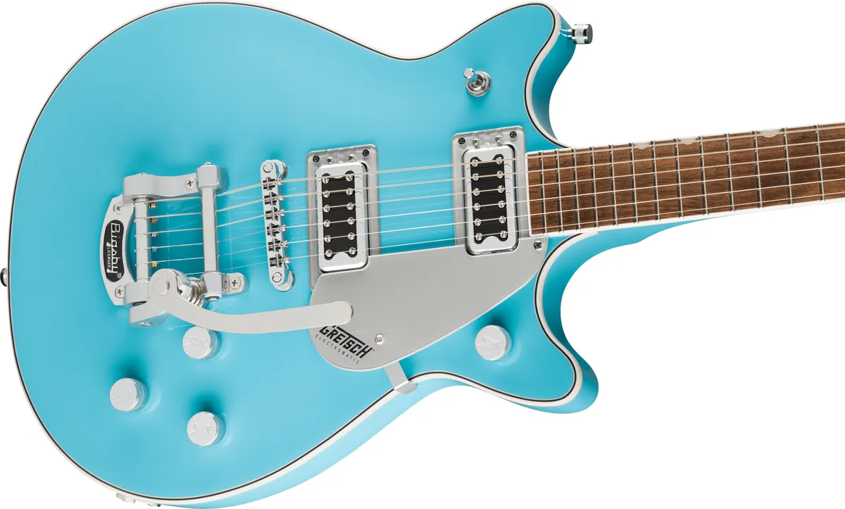 Gretsch G5232T Electromatic Double Jet FT with Bigsby, Laurel Fingerboard, Kailani Blue – photo 3