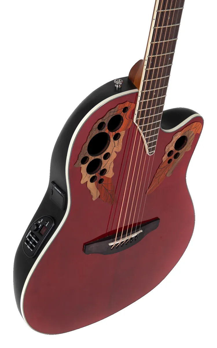 Ovation Celebrity Elite CE48 Super Shallow Cutaway, Ruby Red – photo 3