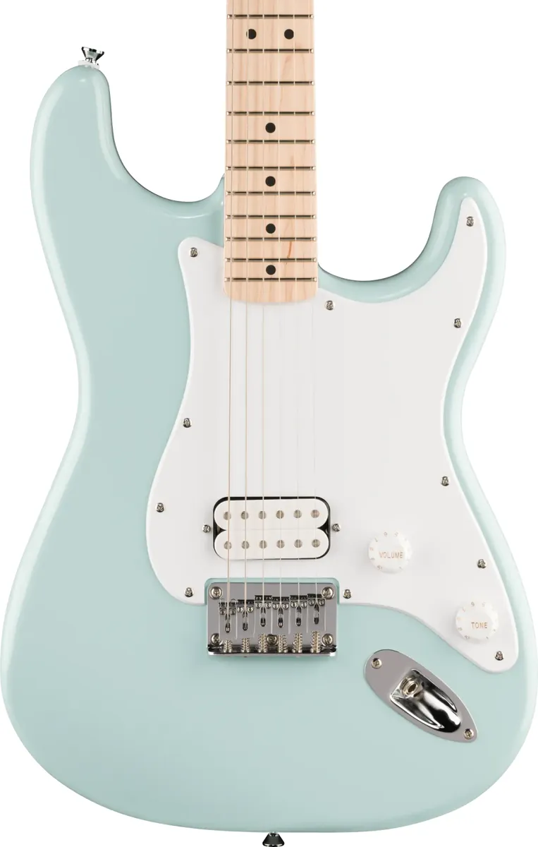 Squier Sonic Stratocaster HT H, Maple Fingerboard, White Pickguard, Sonic Blue – photo 3