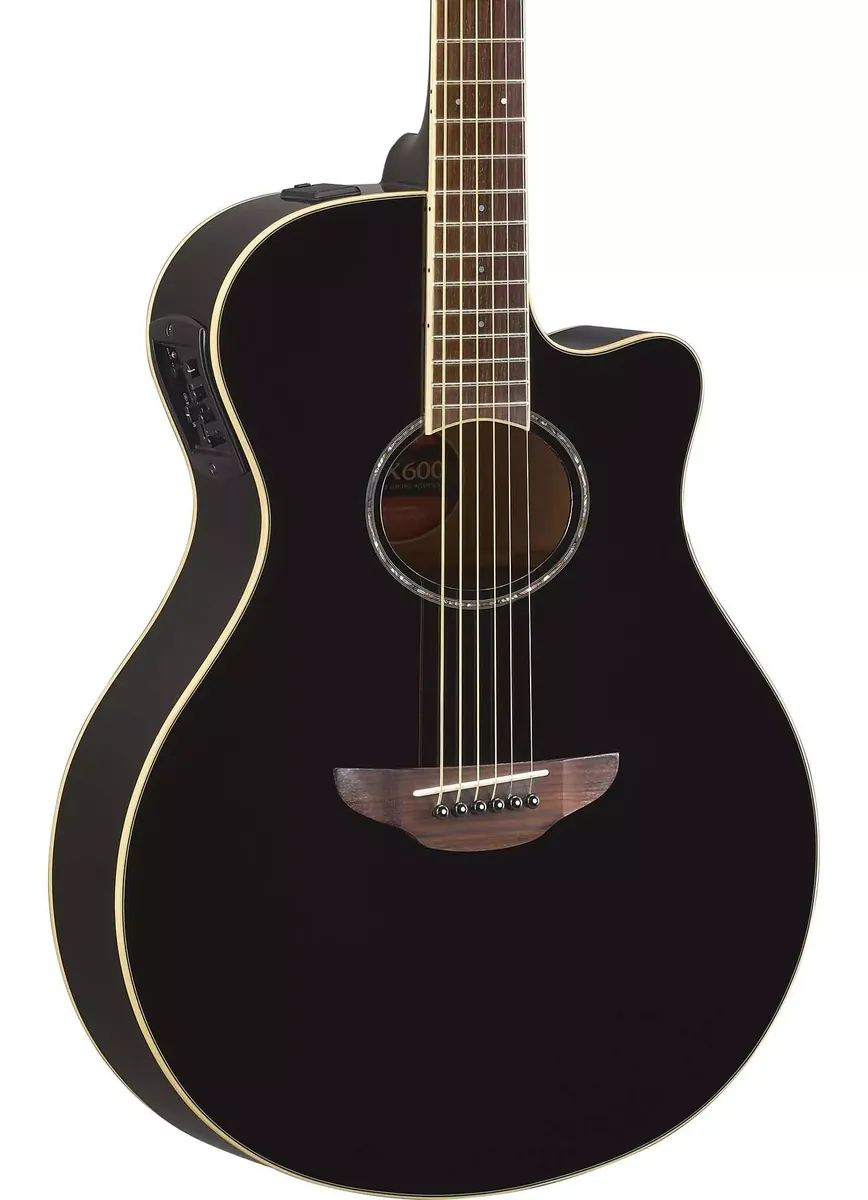 Yamaha APX600 Thinline Acoustic-Electric, Black – photo 2