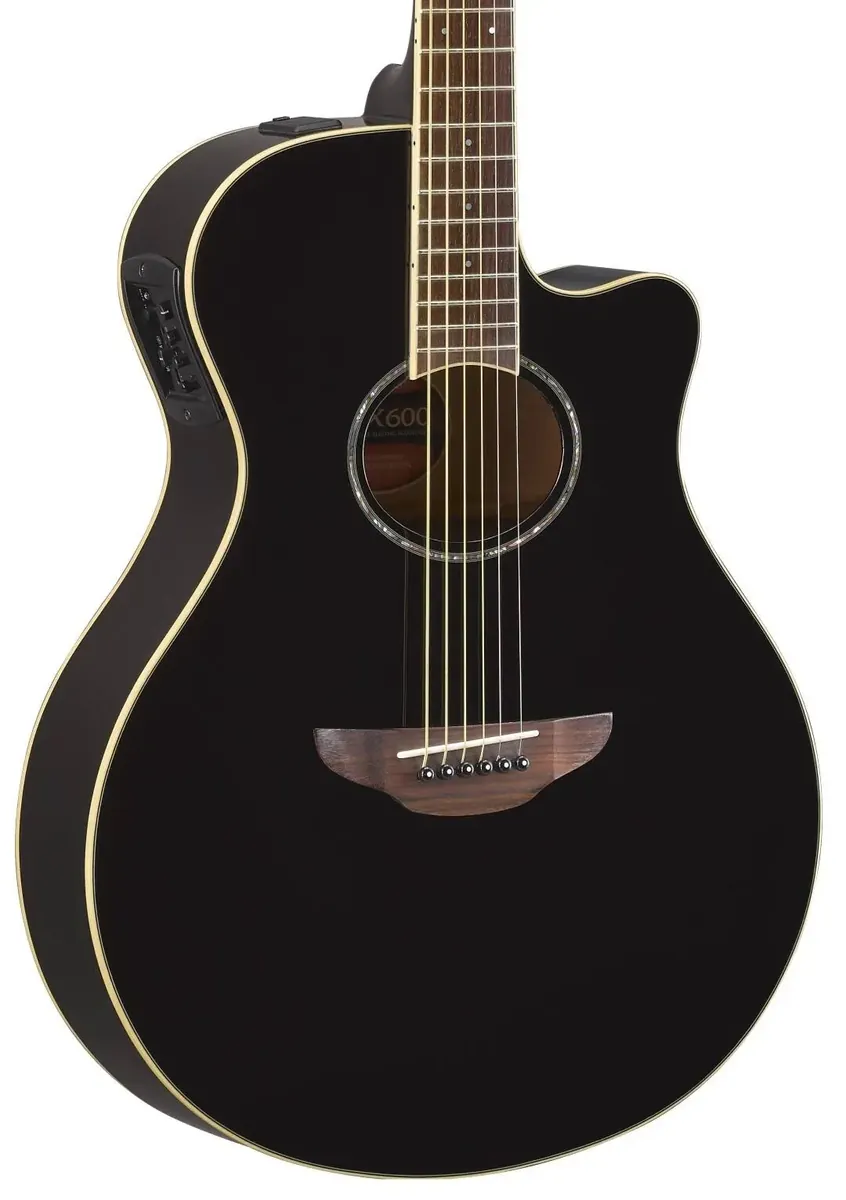 Yamaha APX600 Thinline Acoustic-Electric, Black – photo 3