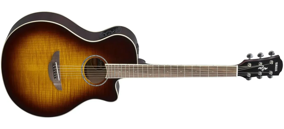 Yamaha APX600FM Flame Maple Acoustic-Electric, Tobacco Brown Sunburst
